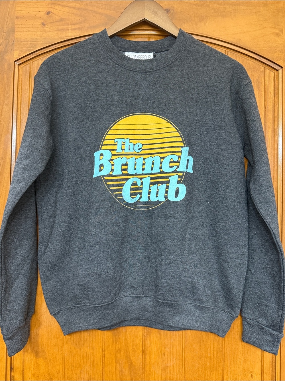 Kid Dangerous Women's "The Brunch Club" Crewneck Sweatshirt - Size S